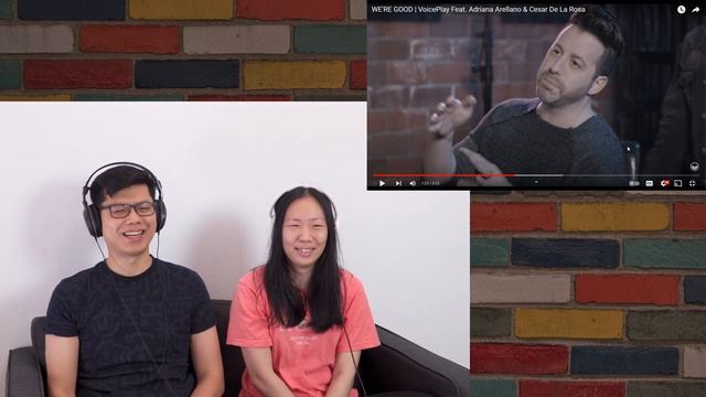 Reacting to WE'RE GOOD | VoicePlay Feat. Adriana Arellano & Cesar De La Rosa | Reaction Video! смотреть онлайн