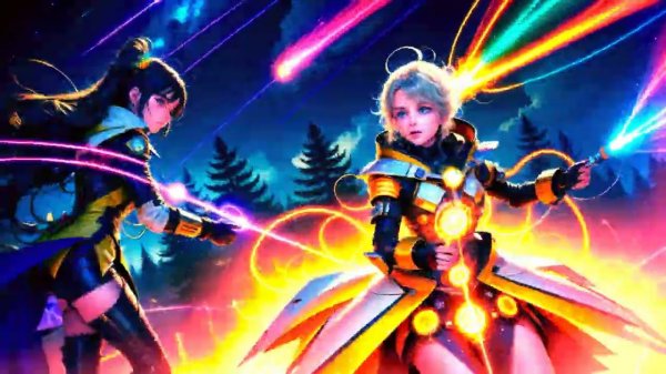 RAVE one two (4K AI animated music video)