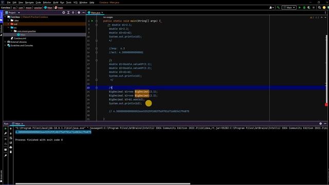 double vs BigDecimal смотреть онлайн