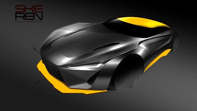 Car sketch, Photoshop & Design(Bird Eye View) смотреть онлайн
