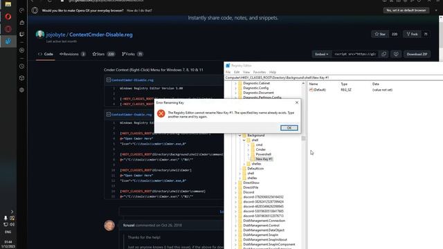 Cmder access from right click in any directory path Win10 смотреть онлайн