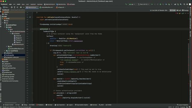 Google Sign In (Firebase) смотреть онлайн