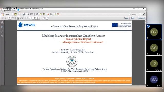 eMWRE Free and Open-Source Software for Water Resources Engineering Webinar Series - MODFLOW смотреть онлайн