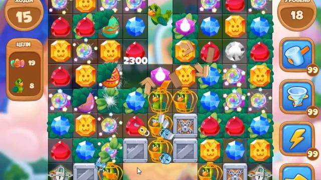 Пасхальные Игры 18 уровень [Сокровища Пиратов бонусный мир] - Easter Games Level 18