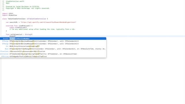 Spotify Search! (Swift 3 in Xcode 8 : Part 1) смотреть онлайн