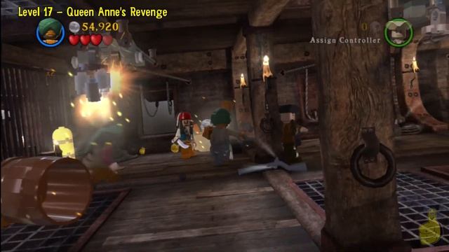 Lego Pirates of the Caribbean: Level 17 Queen Annes Revenge - Story Walkthrough - HTG смотреть онлайн
