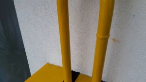 Покраска газовой трубы. How to paint a gas pipe.