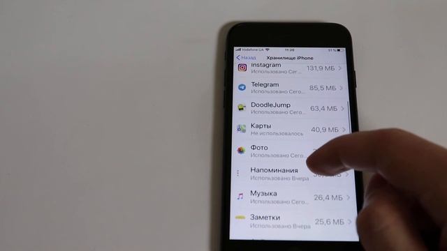 Сколько места занимает игра или программа на iPhone смотреть онлайн