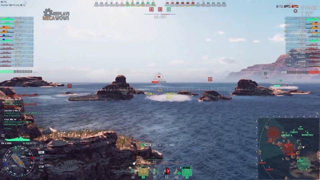 Ohio 9 Kills & 242k Damage | World of Warships Gameplay смотреть онлайн