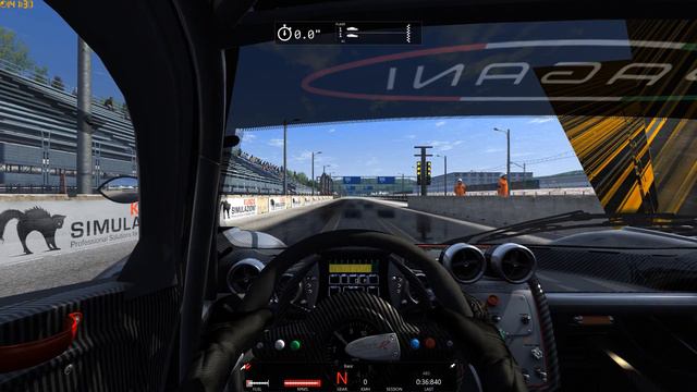Assetto Corsa Early Access 1440p - Drag Racing w/Pagani Zonda R 1000m #37 смотреть онлайн