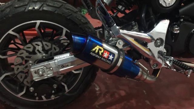 Honda Grom MSX125 Low Mount Exhaust (ARV3) - 1 смотреть онлайн