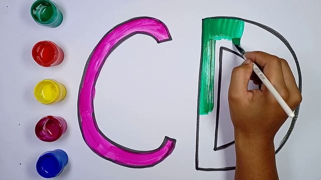 Drawing letters for kids / Bolalar uchun harf rasm chizish / Рисование буквы для детей смотреть онлайн