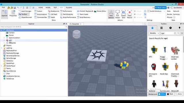 Как сделать стартового персонажа в Roblox Studio смотреть онлайн