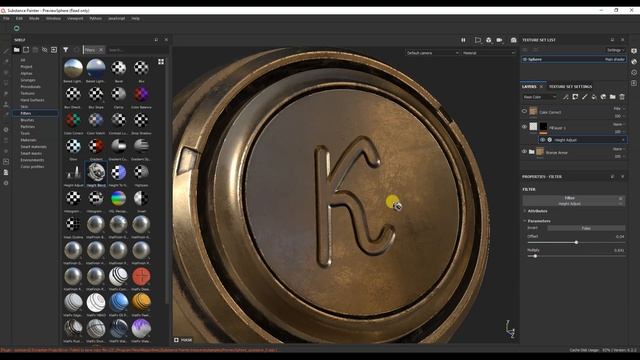 Substance painter для начинающих всё о фильтрах ► Tutorial for beginners all about filters смотреть онлайн