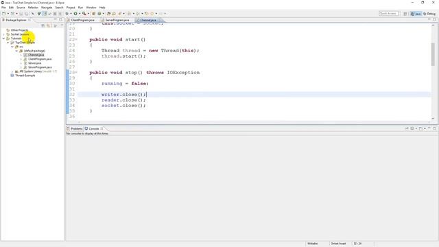 JAVA NETWORK : TCP Chat (Stream Socket) [Part 07.5 : Client - Send & Receive Channel #2] смотреть онлайн