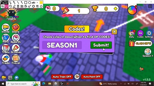 FUTURE CODES!! | *NEW* ROBLOX PAINT A FRIEND! CODES 2023! (SEASON) смотреть онлайн