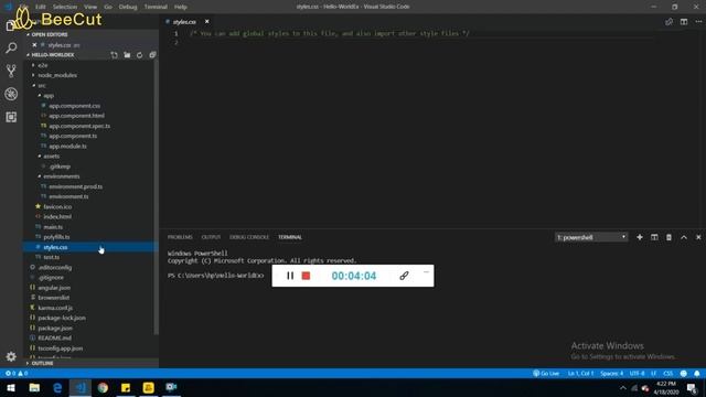 Angular9 Project Structure смотреть онлайн