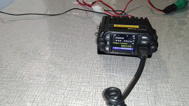 Обзор меню радиостанции QYT KT 8900D смотреть онлайн