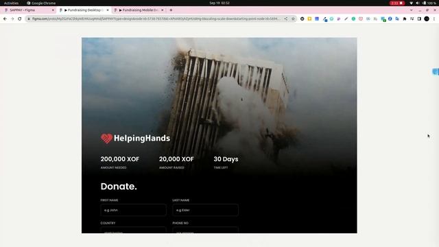 SAPPAY Fund Raising Figma Prototype смотреть онлайн