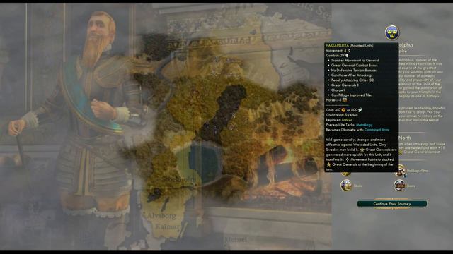 Let's Play Civilization 5 Vox Populi - Sweden p.1 (deity, epic) смотреть онлайн