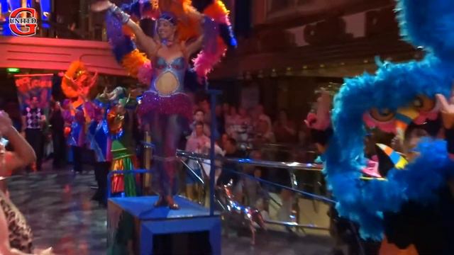 Сумасшедший карнавал променад атаковал :) Круиз на Liberty of the Seas смотреть онлайн