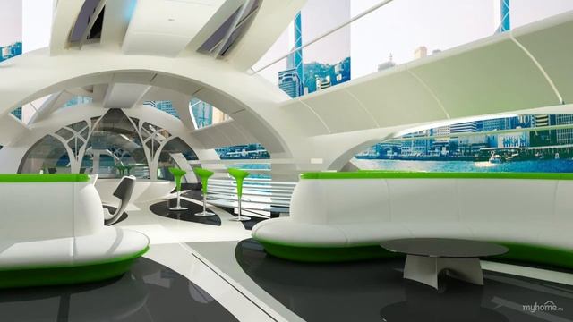 Стиль футуризм в интерьере #футуризм #дизайн интерьера смотреть онлайн