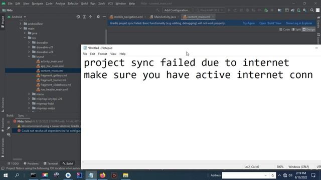 Could not resolve all dependencies for configuration ':app:debugRuntimeClasspath' error in android смотреть онлайн
