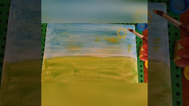 Нетрадиційне малювання. Відбитки. Будинок. смотреть онлайн