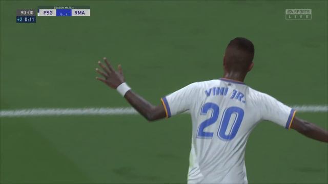 FIFA 22 PS5 - Vinicius JR last minute goal смотреть онлайн