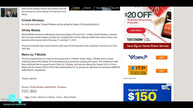 Other Prepaid Carriers Selling Samsung Galaxy S10// Deals смотреть онлайн