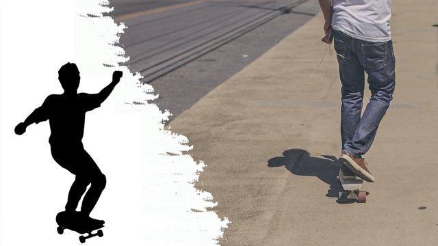 Звук скейтборда - Звук колес скейтборда | Скейтер на доске смотреть онлайн