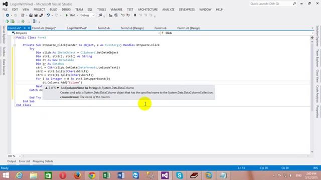 Copy from excel file to datagridview by vb net смотреть онлайн