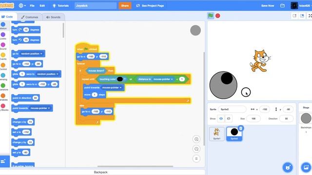 Scratch Joystick Tutorial. смотреть онлайн