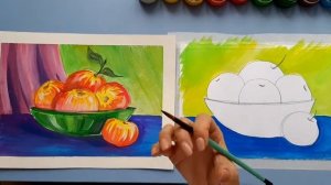 Видеоурок по Изо для 2го класса. Натюрморт гуашью:" Ароматные яблоки"