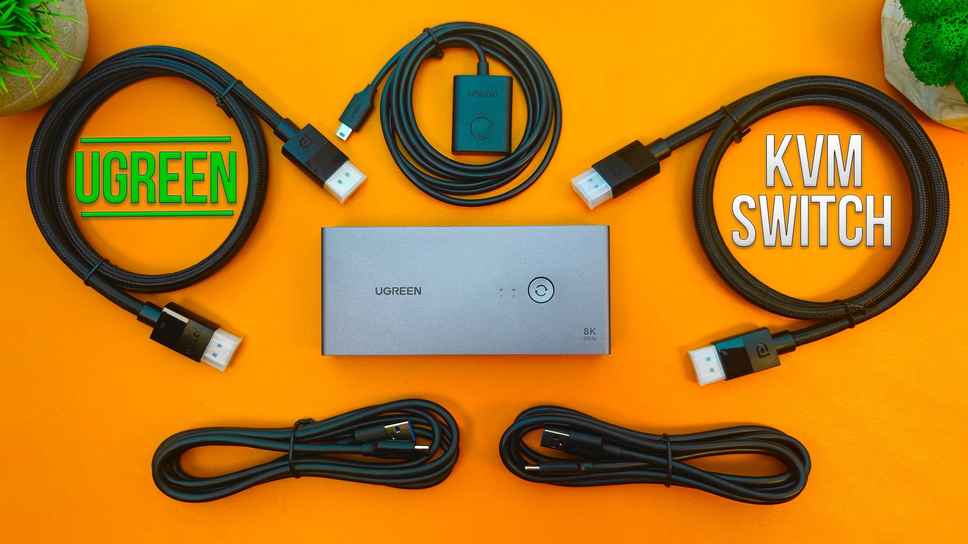 KVM Переключатель UGREEN CM695 - Переключаем Монитор и всю Периферию между двумя разными ПК ! смотреть онлайн