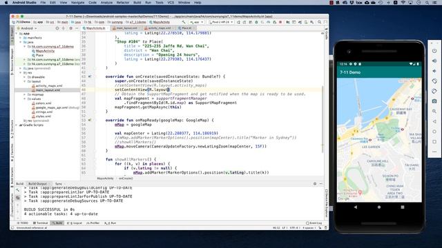 ENG | Google Map Android in Kotlin Demo Project смотреть онлайн