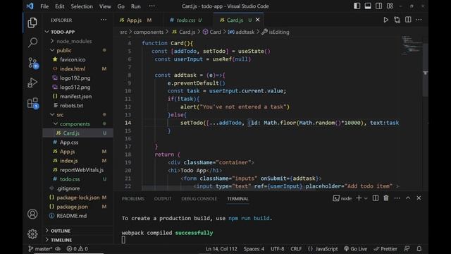 React Todo List App Tutorial - React JS Project Tutorial for Beginners смотреть онлайн