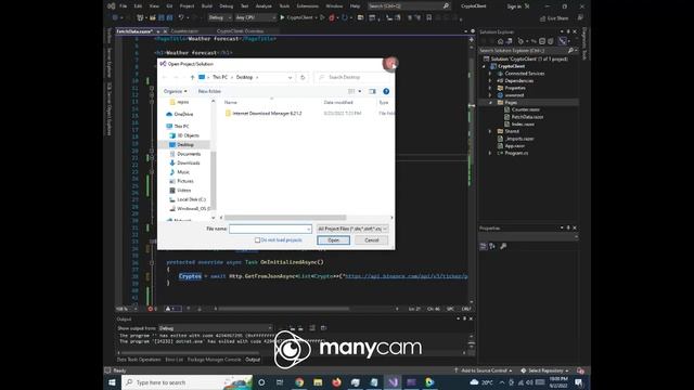 Crypto Page In Blazor C# смотреть онлайн