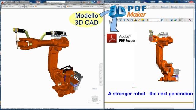 3D PDF Maker: Il nuovo sistema per la presentazione di modelli CAD 3D смотреть онлайн