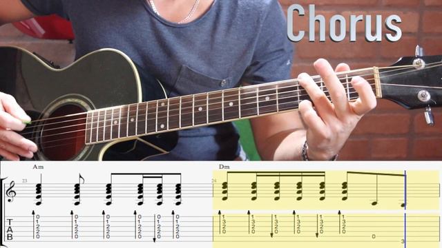 We are the champions - Queen - Tutorial + Tab (acoustic guitar arrangement) смотреть онлайн