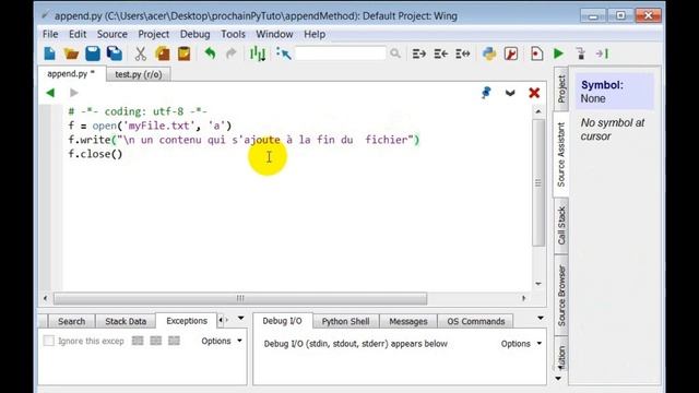 Les fichiers en Python, partie 9: la méthode append смотреть онлайн