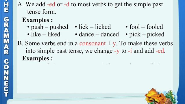 Simple Past Tense | Formation of Verbs in Simple Past Tense | Grammar for Class 3 смотреть онлайн