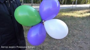 АРКА трёхцветная ИЗ ШАРОВ СВОИМИ РУКАМИ How to Make a Balloon Arch