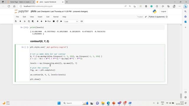12 making contourf plot смотреть онлайн