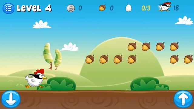 Ninja Chicken Gameplay, Level 1-7 смотреть онлайн
