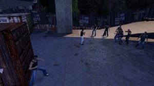 Sleeping Dogs бой в доках (Aberdeen Fight Club)