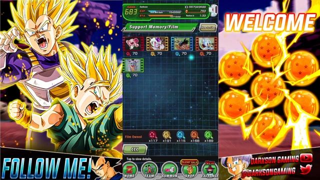 How to Use Support Memory in game on GLOBAL Dragon Ball Z Dokkan Battle 6 year anniversary смотреть онлайн