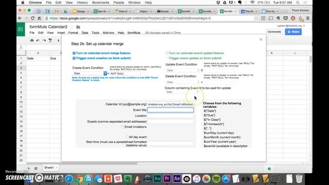 Using Google Sheets to Update Calendars смотреть онлайн