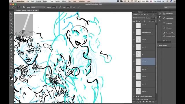 Angela Wu drawing the Gotham Sirens смотреть онлайн