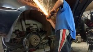 Ремонт арок Вортекс Тинго / Vortex Tingo. Привариваем арку от другой машины.
